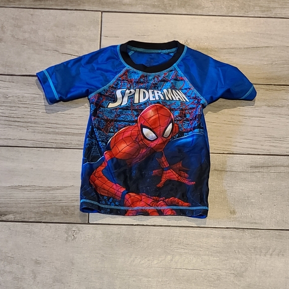 🍬 Spiderman boys rashguard🪅🌷 💧 💕 ✨️ 🍎🍋🧋☃️🦋🐯🐠 - Picture 1 of 2
